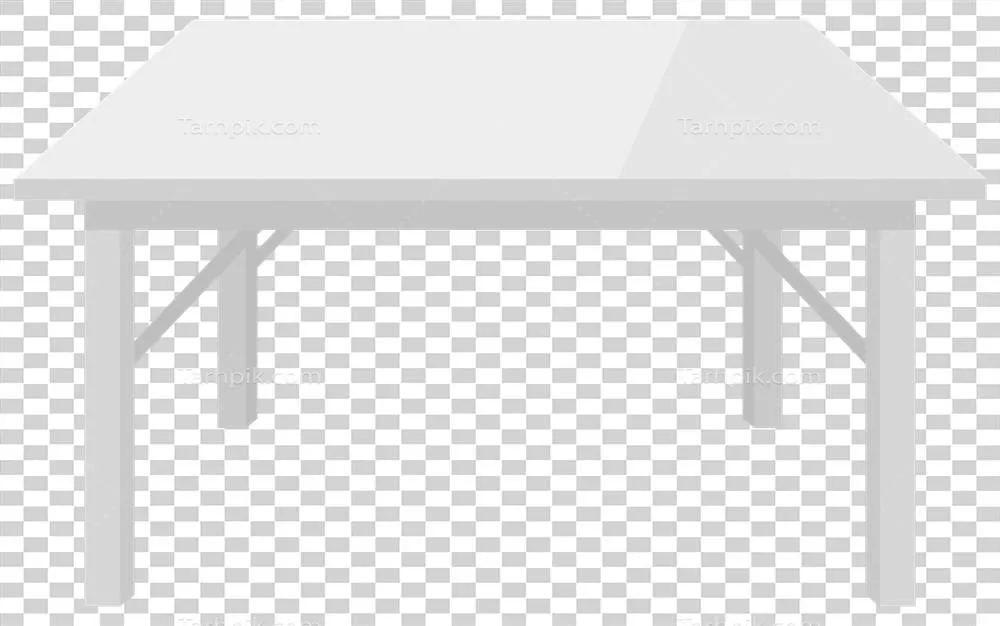 میز پلاستیکی سفید خالی برای استفاده در فضاهای مختلف