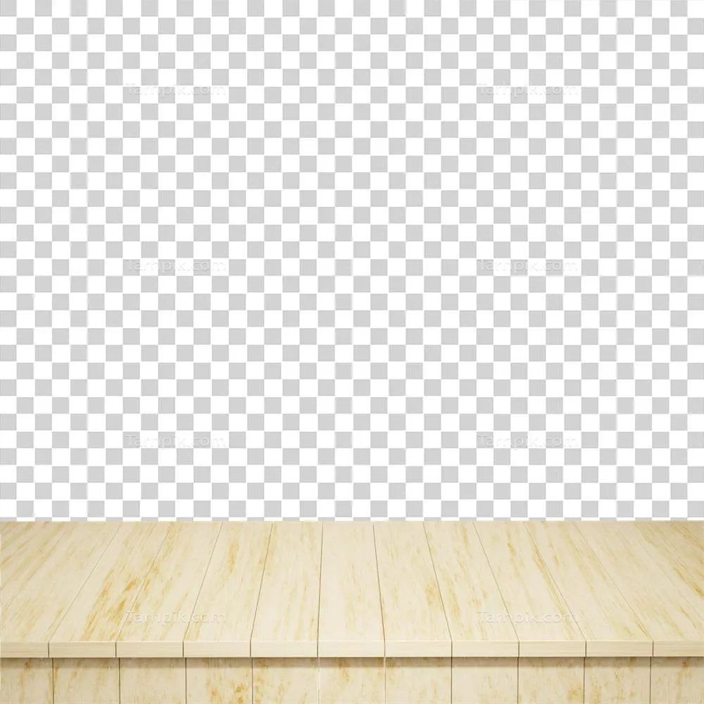 تصویر سه بعدی از میز چوبی با نمای جلویی و سطح چوبی با کیفیت بالا