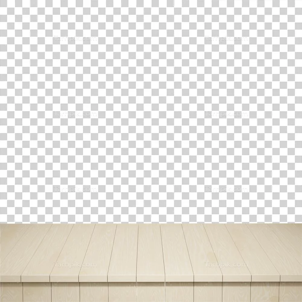 تجسم سه بعدی از میز چوبی با نمای جلویی و سطح چوبی آن