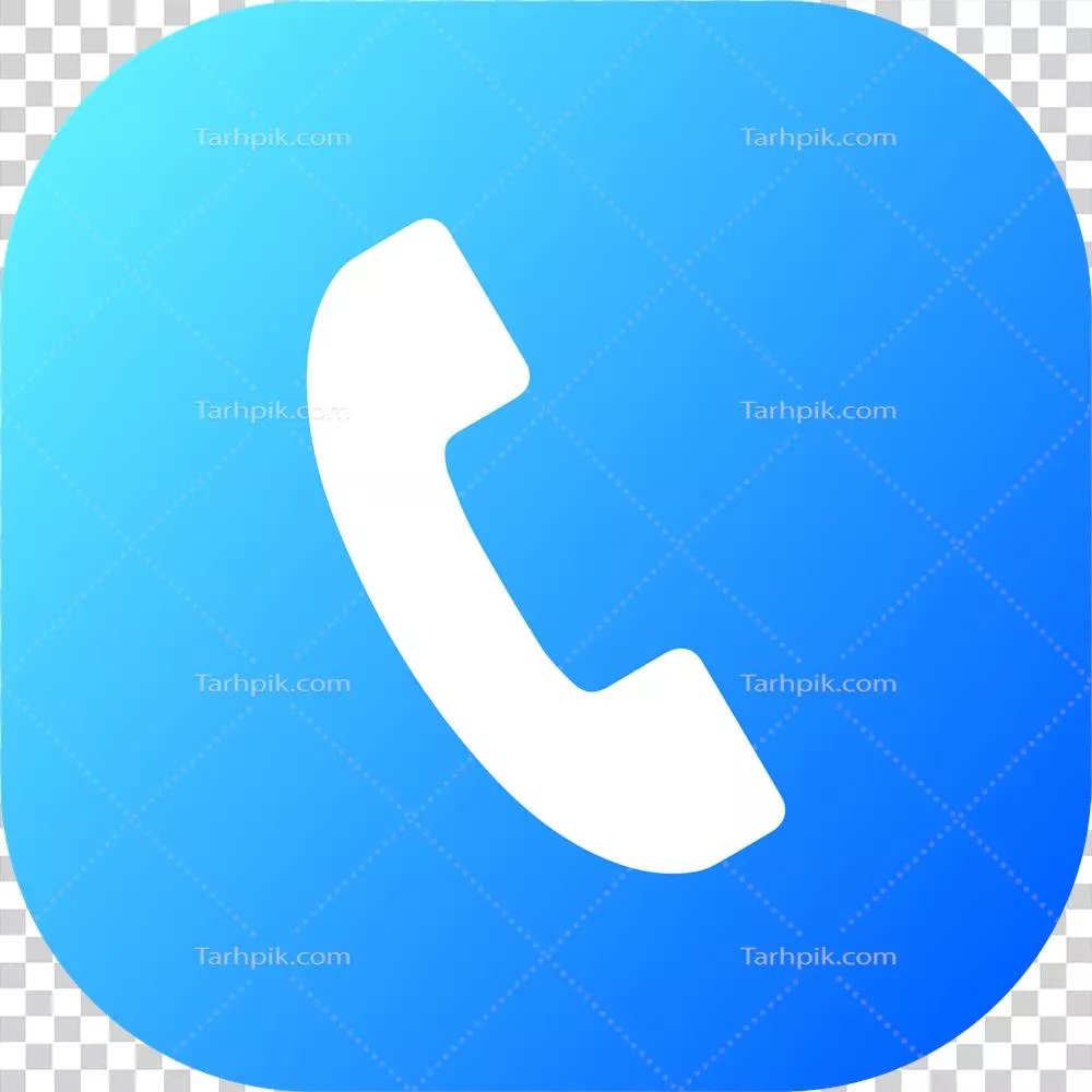 آیکون تماس تلفنی به سبک طراحی فلت - تصویر نمادهای تلفن