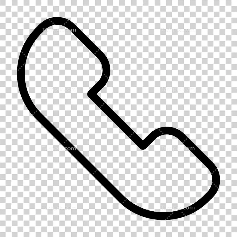 آیکون خط تلفن: نماد ارتباطات و انتقال صدا