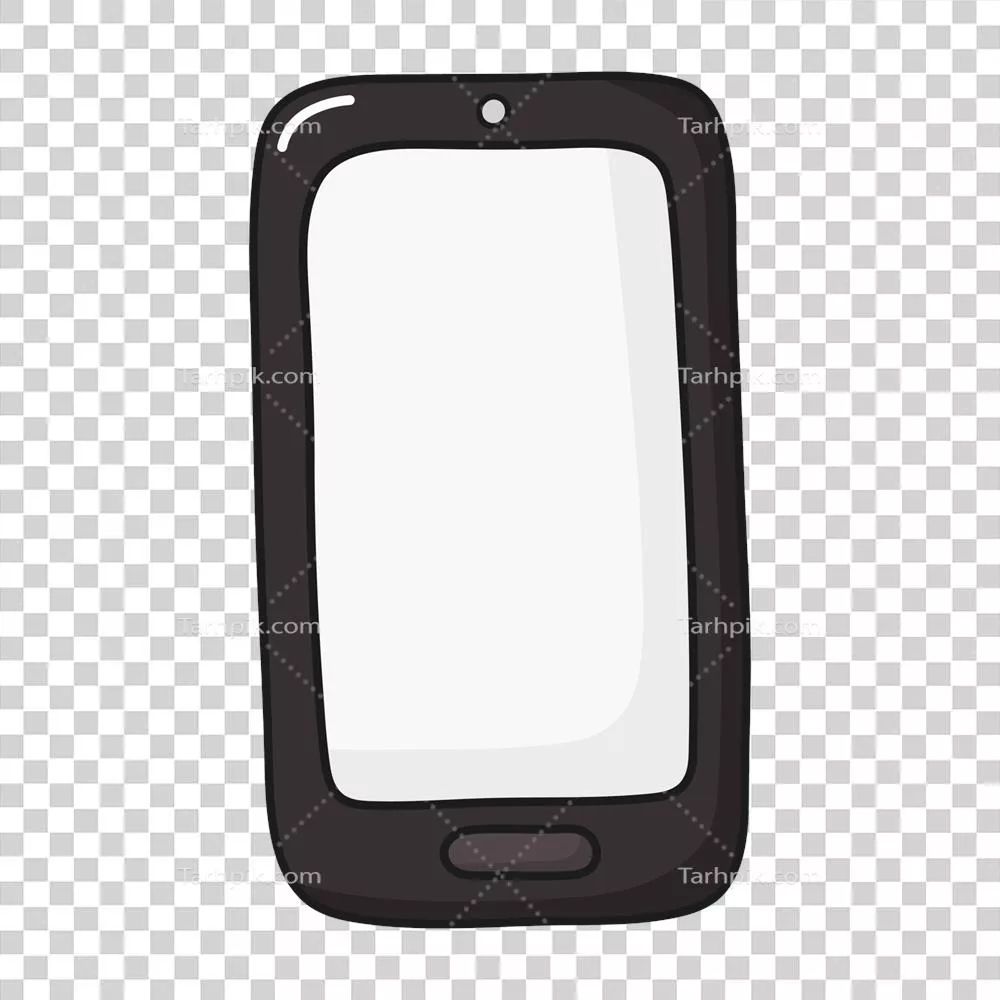 نمایشگر واقع‌گرایانه موبایل سیاه با طراحی مدرن و جذاب