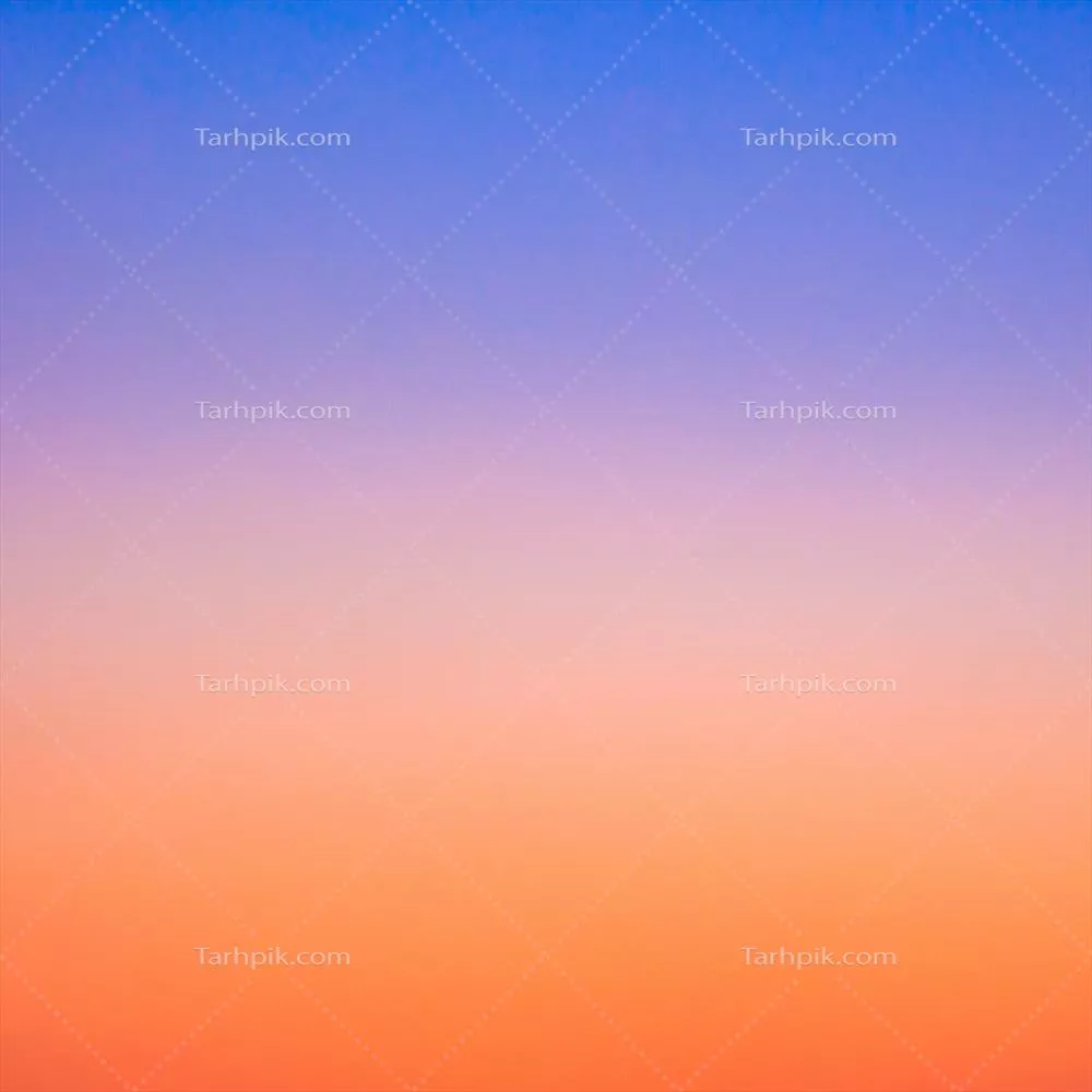 غروب زیبا در آسمان صاف با رنگهای خیرهکننده