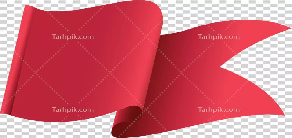 طراحی عنصر و تزئین پرچمهای دو نوک با حرکت ارتعاشی