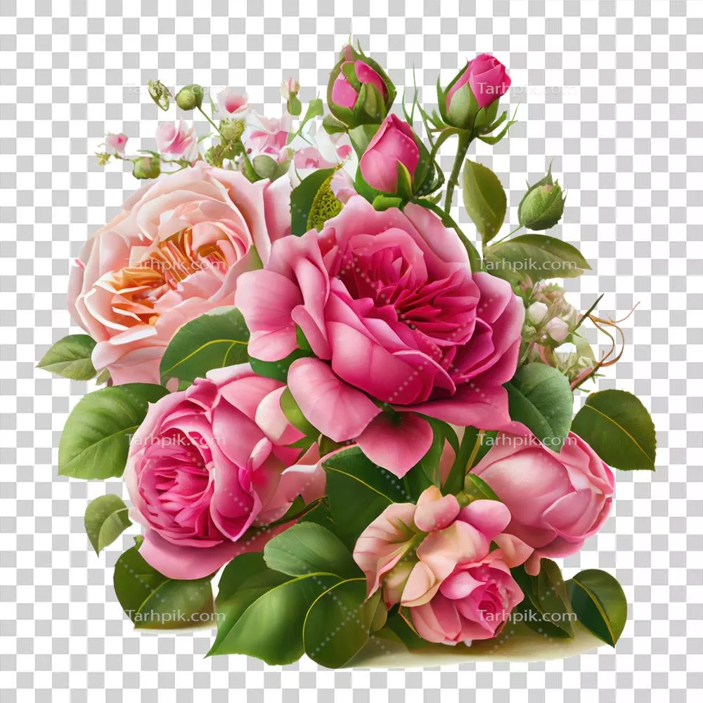 تولید شده با هوش مصنوعی: گلهای رز آبرنگی زیبا و منحصر به فرد