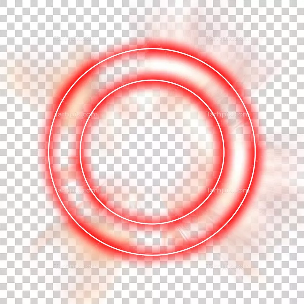 دایره نئون درخشان: زیبایی و شکوه نورهای مدرن