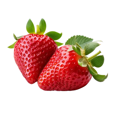 تصویر ایزوله توت فرنگی با استفاده از هوش مصنوعی و تکنیکهای تولیدی