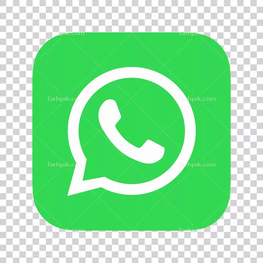آیکن شفاف واتساپ و لوگوی آن با طراحی مینیمالیستی و جذاب