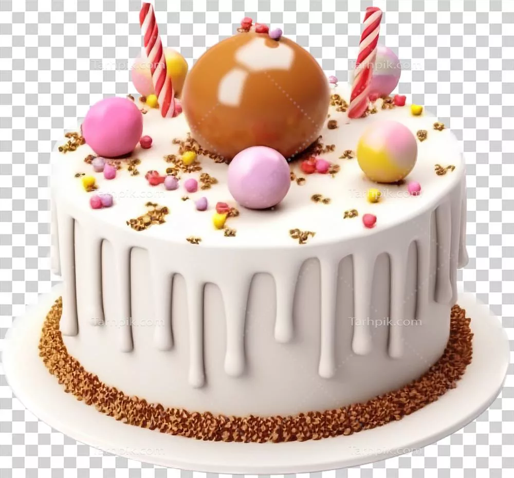 دسر تولد خاص با تزئینات هوش مصنوعی و طراحیهای منحصر به فرد