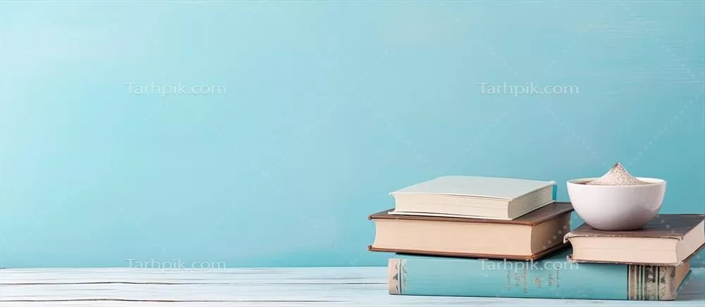 کتابهایی با استفاده از فناوری هوش مصنوعی به صورت انبوه بر روی هم قرار گرفتهاند