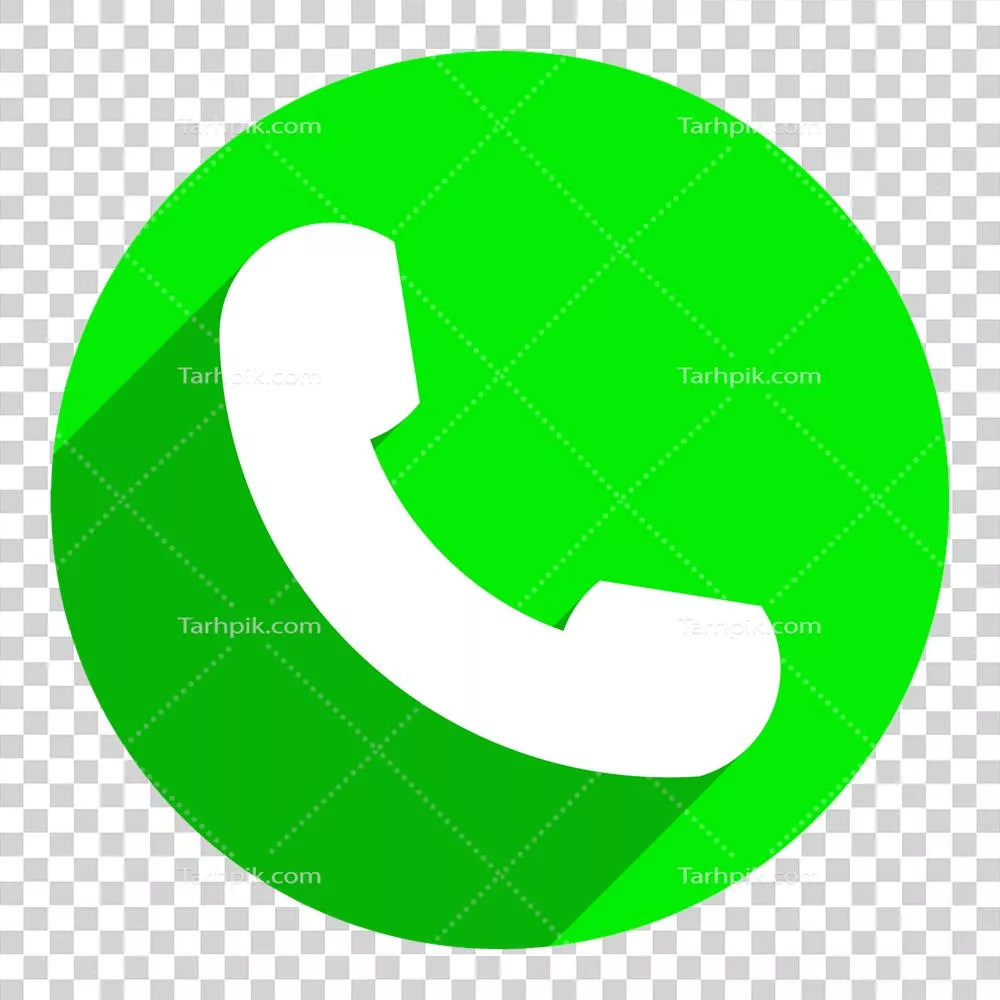 آیکون تلفن مدرن به سبک تخت برای دریافت تماس تلفنی در وب و اپلیکیشنهای موبایل