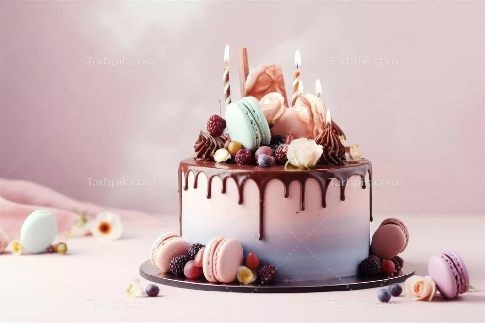 تولید کیک پاستلی و ماکارون با استفاده از هوش مصنوعی