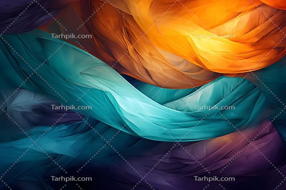 پسزمینه باکیفیتی از ابرهای رنگارنگ کهکشان و ستارگان پرنور در شبهای کیهانی