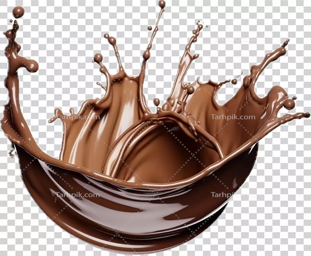 تصویری جذاب از چکیده قهوه داغ یا شکلات قهوه ای تولید شده با هوش مصنوعی