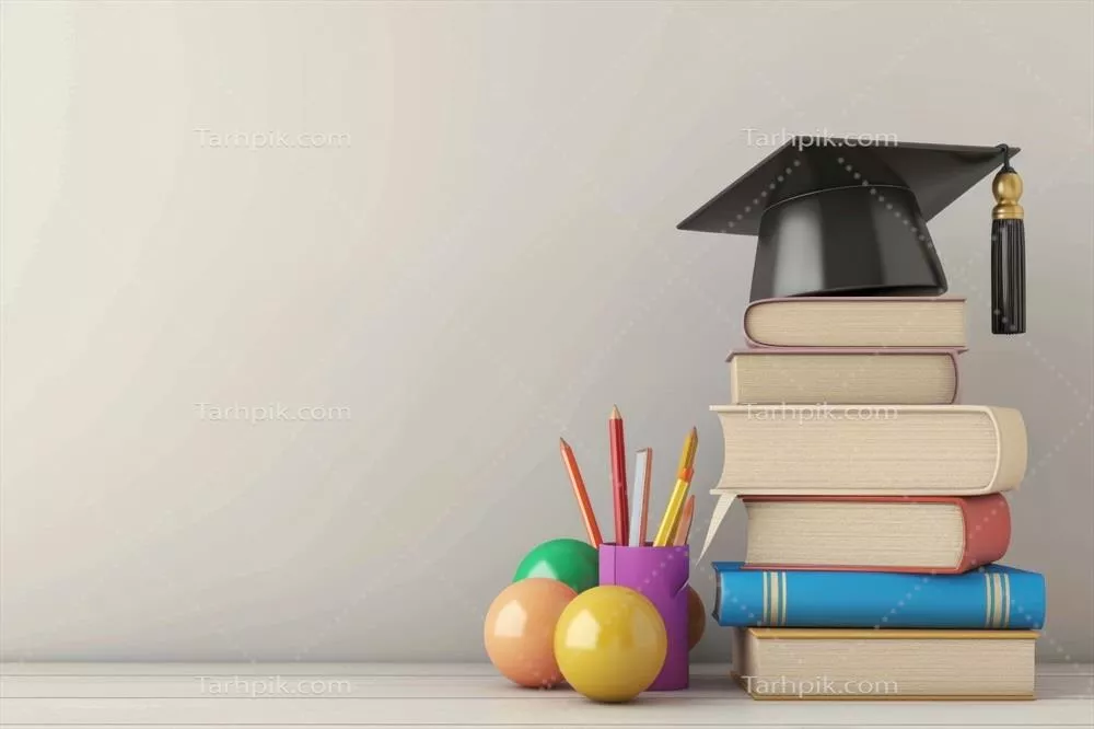 پوستر آموزشی تولید شده با هوش مصنوعی با فضای بزرگ برای متن