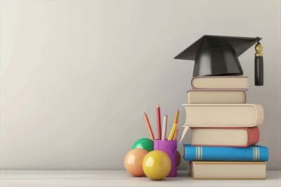 پوستر آموزشی تولید شده با هوش مصنوعی با فضای بزرگ برای متن