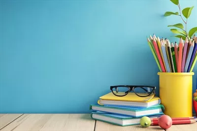 پوستر آموزشی تولید شده با هوش مصنوعی با فضای بزرگ برای نوشتن متن