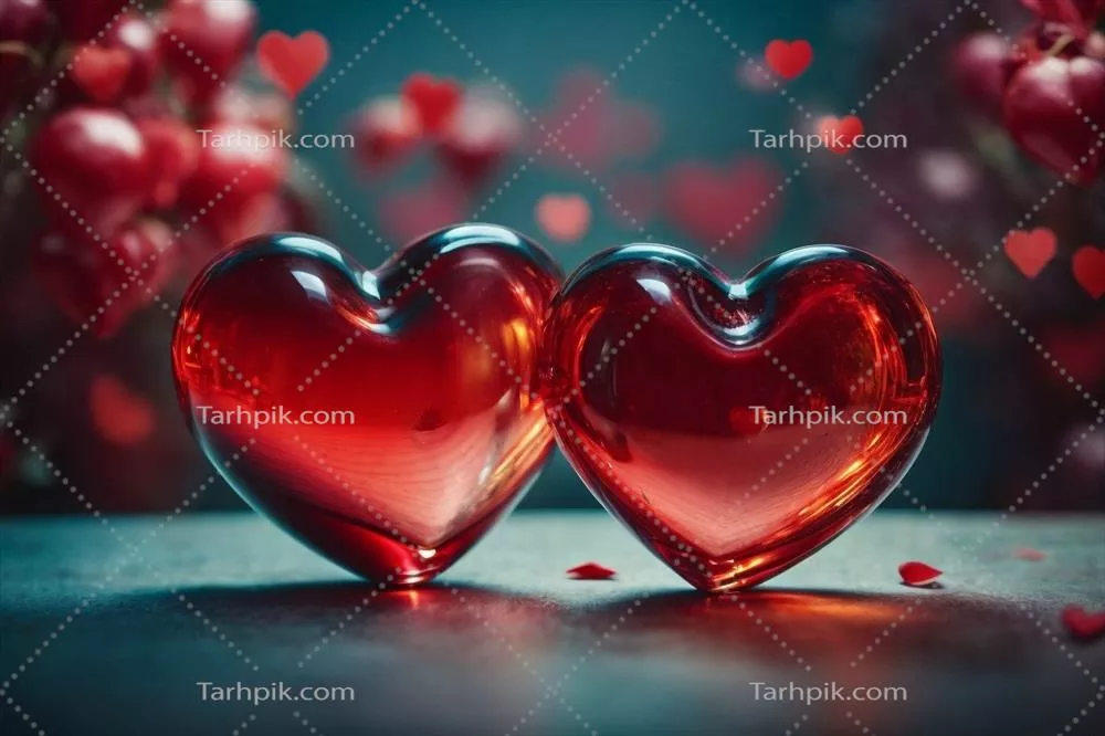 واقعیت عاشقانه به سبک مدرن با اشکال جالب و تولید شده توسط هوش مصنوعی