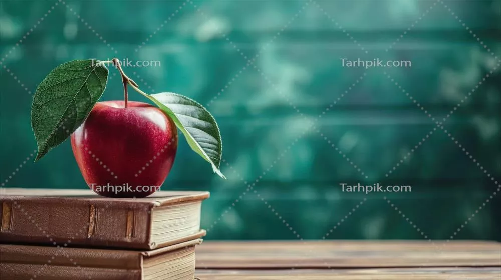 پسزمینه آموزشی زیبا و تولید شده با هوش مصنوعی با فضای خالی برای متن