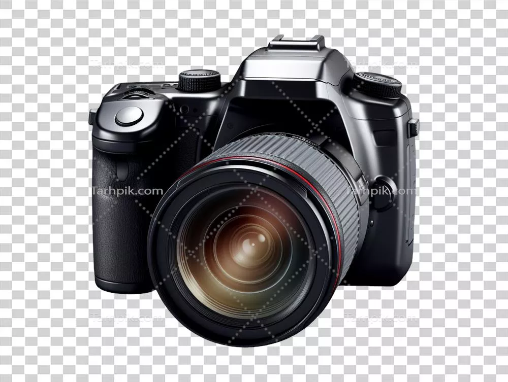 تصویرسازی هوش مصنوعی از دوربین DSLR با کیفیت بالا و جزئیات دقیق
