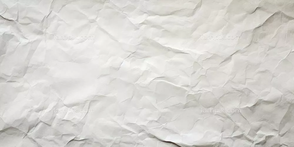 برگه قدیمی سفید و مچالهشده با بافت زبر به سبک رترو و پسزمینهی خشن