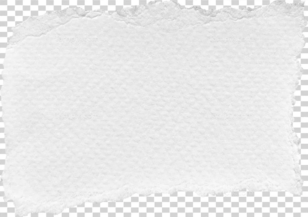 تکه کاغذ پاره سفید با بافتی خاص و جذاب برای طرحهای خلاقانه