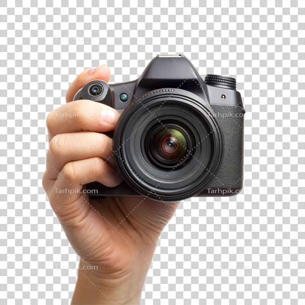 شخصی در حال نگه داشتن دوربین و عکاسی از یک صحنه جالب