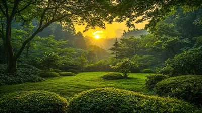 پس‌زمینه طبیعی با کیفیت بالا برای نمایی آرام و خیره‌کننده