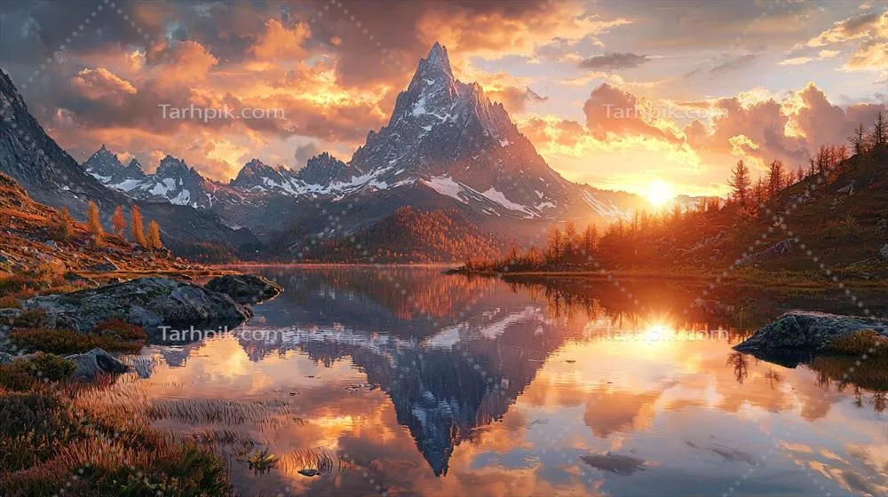 پس‌زمینه طبیعی با وضوح بالا برای نمایی آرام و خیره‌کننده