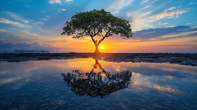 پس‌زمینه‌ی طبیعت با کیفیت بالا برای نمایی آرام و خیره‌کننده