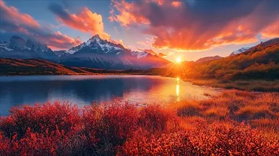 تصویر پس زمینه طبیعت با وضوح بالا برای نمایی آرام و خیره کننده