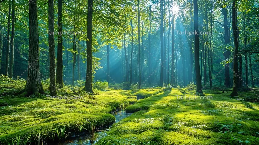 پس‌زمینه طبیعت با کیفیت بالا برای یک منظره آرام و خیره‌کننده