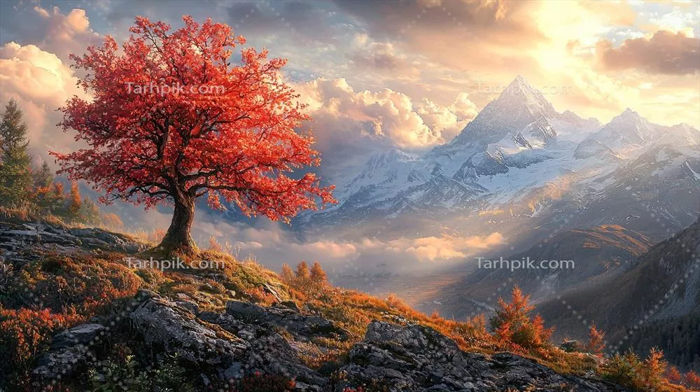 والپیپر پس‌زمینه طبیعی با وضوح بالا برای نمایی آرام و خیره‌کننده