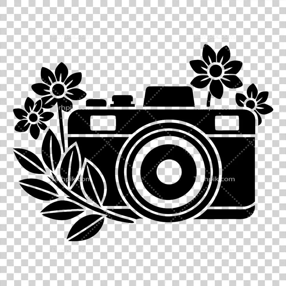 کات اوت‌های دوربین عکاسی دیجیتال سیاه رنگ و وینتج