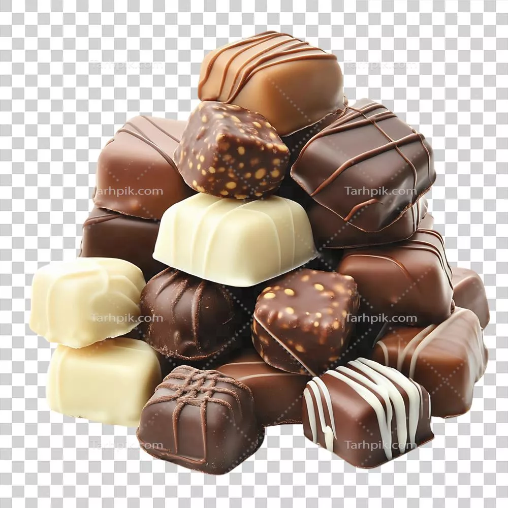مجموعه خوشمزه‌ای از شکلات‌های گورمات و لوکس برای عاشقان شکلات