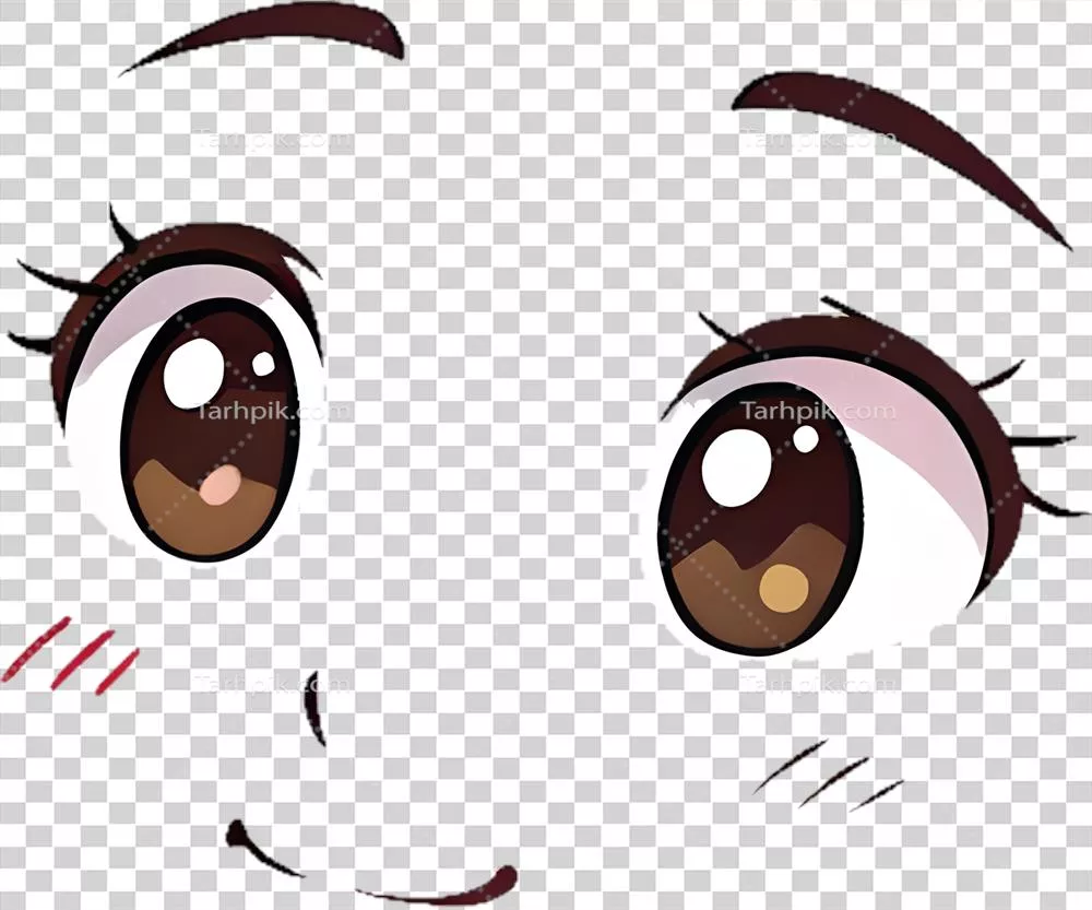 هنر دیجیتال مینیمالیستی و انتزاعی با صورت شاد و ویژگیهای نرم