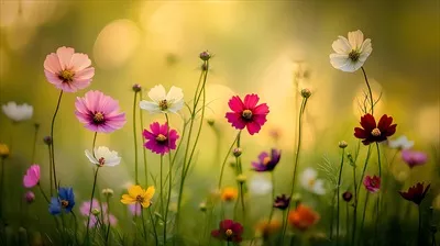 پس‌زمینه‌ای زیبا از گل‌ها با طراحی‌های متنوع و دل‌نشین