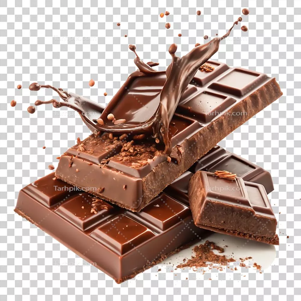 بستهٔ شیرین و خوشمزهٔ شکلات شیری ذوبشده با پودر کاکائو