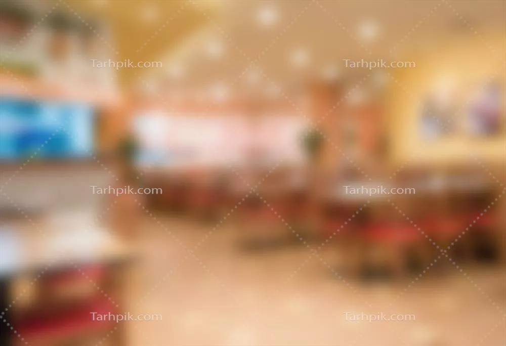 رستوران با طراحی و سبک وینتج و ابهام انتزاعی در فضا
