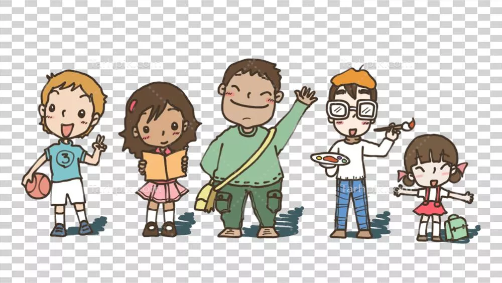 مدل شخصیت انیمه‌ای جذاب و دوست‌داشتنی دختر و پسر با احساسات عمیق