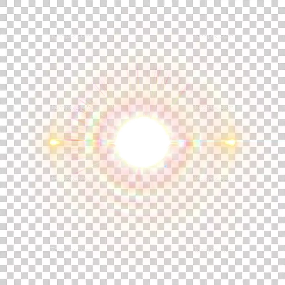 افکت ویژه نور و درخشش لنز با زمینه ای زیبا و جذاب