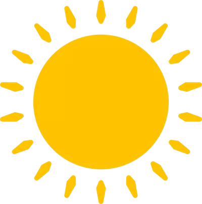 مجموعه آیکون های طلوع آفتاب برای طراحی و تصویرسازی