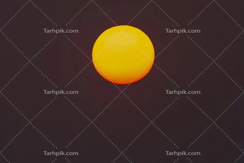 خورشید صبح یا شام با چشم غیرمسلح قابل دیدن است و به خاطر گرد و غبار و جو، قرمز به نظر میرسد