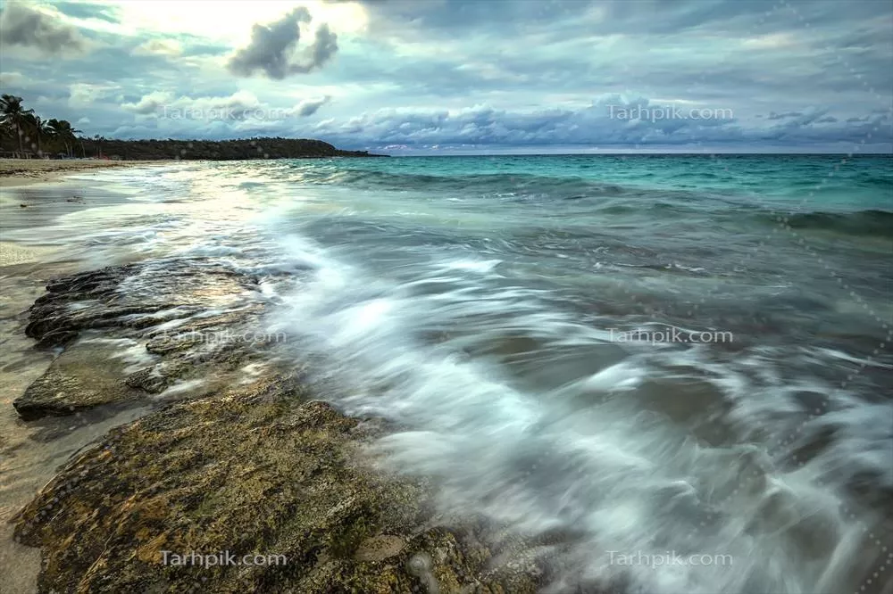 تصاویر شگفتانگیز از تارشدگی حرکتی امواج اقیانوس با نمایش طبیعت زیبا