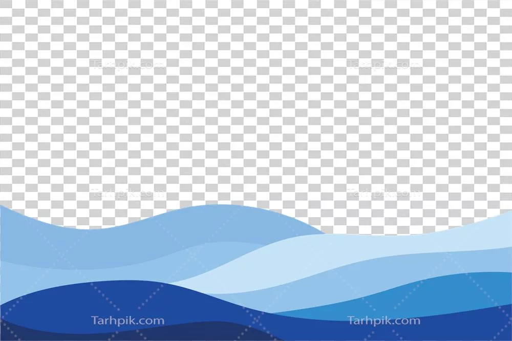 تصویر شفاف زمینه موج برای طراحی و هنر دیجیتال