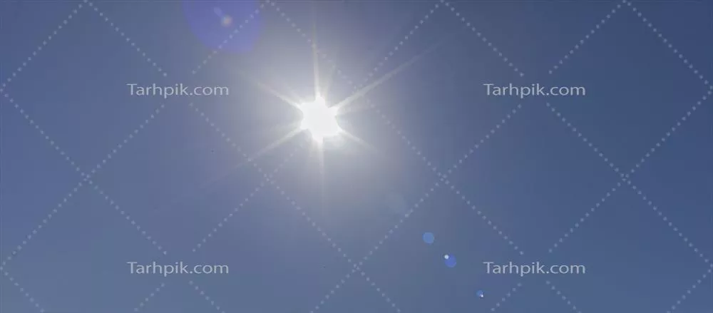 تصویر آسمانی صاف و بدون ابر به عنوان پسزمینه با زیبایی چشمنواز