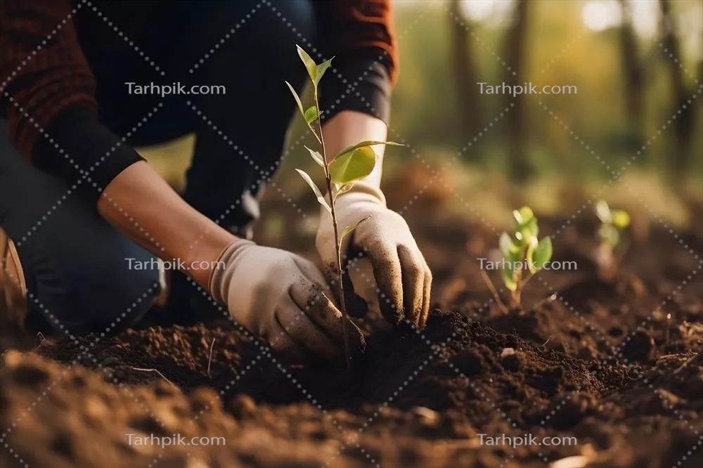 کاشت درختان برای آینده پایدار: باغ اجتماعی و حفاظت از محیط زیست در روز زمین
