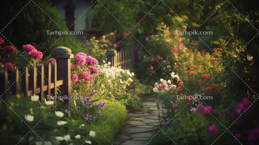 ایدههای هوش مصنوعی خلاقانه برای ایجاد باغ خصوصی تابستانی زیبا با گلها و گیاهان
