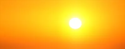 سوررئال ترین غروب آفتاب بزرگ و نارنجی در آسمان زیبا