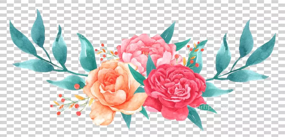 بسته گل آبرنگی برای مراسم عروسی - زیبایی و ظرافت در هر گلی